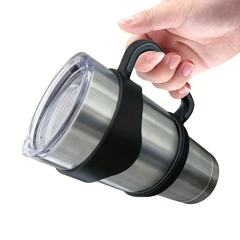 2pcs Upgrade Your Traveling Experience with this 30 Oz Tumbler Handle - Perfect for Glasses, Mugs, Bottles & Vacuum Water Bottles!