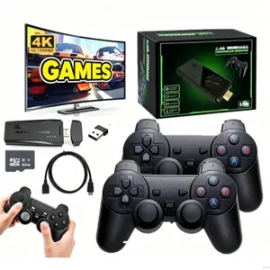 Wireless retro game console M8 video game stick 4K HDMI output plug and play retro game box with built-in multiple games