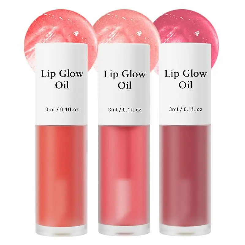 Korean Apple Lip  Glossing Oil - Moisturizing and glossy, specially designed for women and girls, enhances lip texture and creates a shimmering finish. 3ml, ideal for everyday makeup and on-the-go use.
