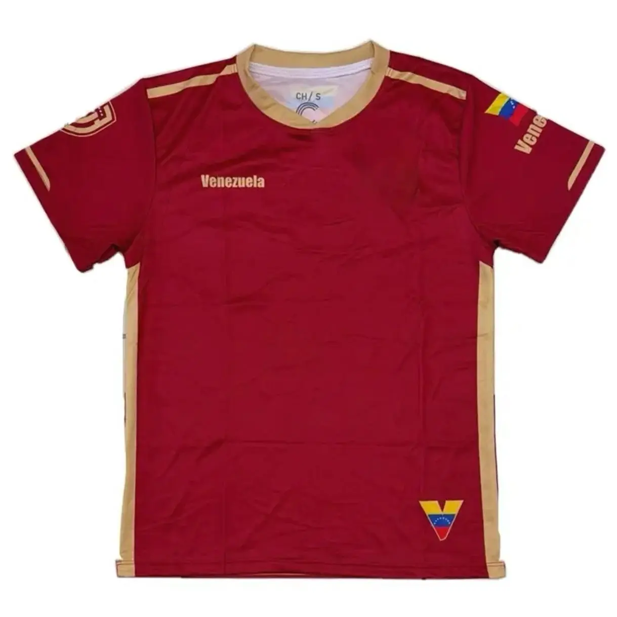Venezuela Home 2026 Burgundy color Soccer Jersey unisex’s