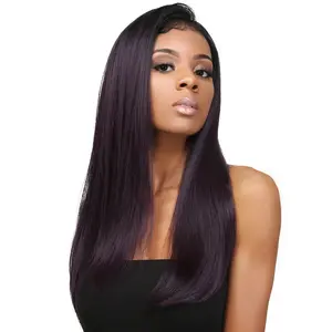 The Stylist Human Hair Blend Pre Plucked 13x6 Invisible HD Lace Frontal Wig Athena