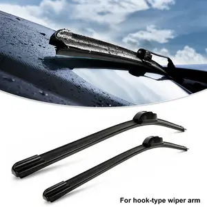 All-Season Wiper Blade for J-Hook Wiper Arm, OEM Quality, Zero Noise Zero Streaks, Auto Accessories Car Parts Automotive Replacement