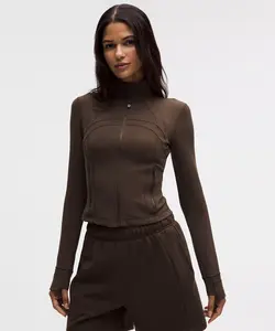 Lululemon Define Cropped Jacket Nulu Walnut Crunch