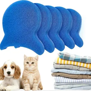5pcs Pet Hair Remover for Laundry, Effectively Removes Fur, Lint & Dander, Reusable, Eco-Friendly Laundry Pet Hair Catcher