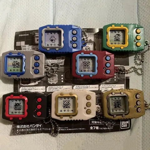 Action Figure GACHA Micro Model Digital Baby Digital Monster Pet Machineanime Model Ornament Bulk Toys