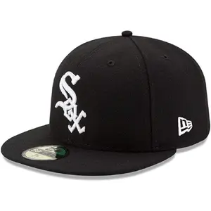 New Era MLB Chicago White Sox Wool 59Fifty Fitted Baseball Cap - Black/White 11941909