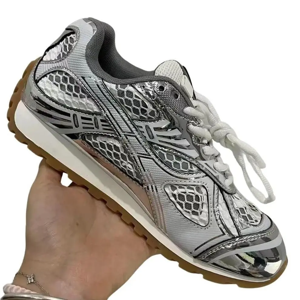 Athletic couples' shoes chic round toe design orbit trainers for men and women unisex luxury streetwear size 35-48 Casual flat Running Shoes