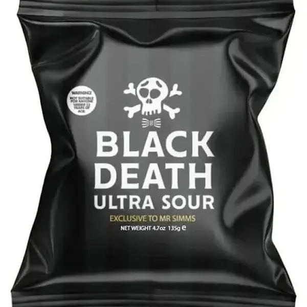 Black Death Ultra Sour Candy