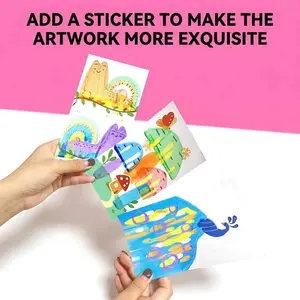 Scratch Art Painting Set – Color Reveal Magic Drawing Kit for Kids, Creative DIY Art Craft Activity, Rainbow Scratch Paper with Stylus, Mess-Free Educational Toy, Perfect Gift for Boys & Girls