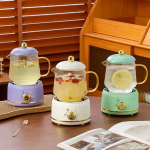 Multifunctional Household Mini Health Pot Compact Versatile Health Cup Small Office Tea Maker in Multiple Colors for Tea & Health Beverages Portable Home