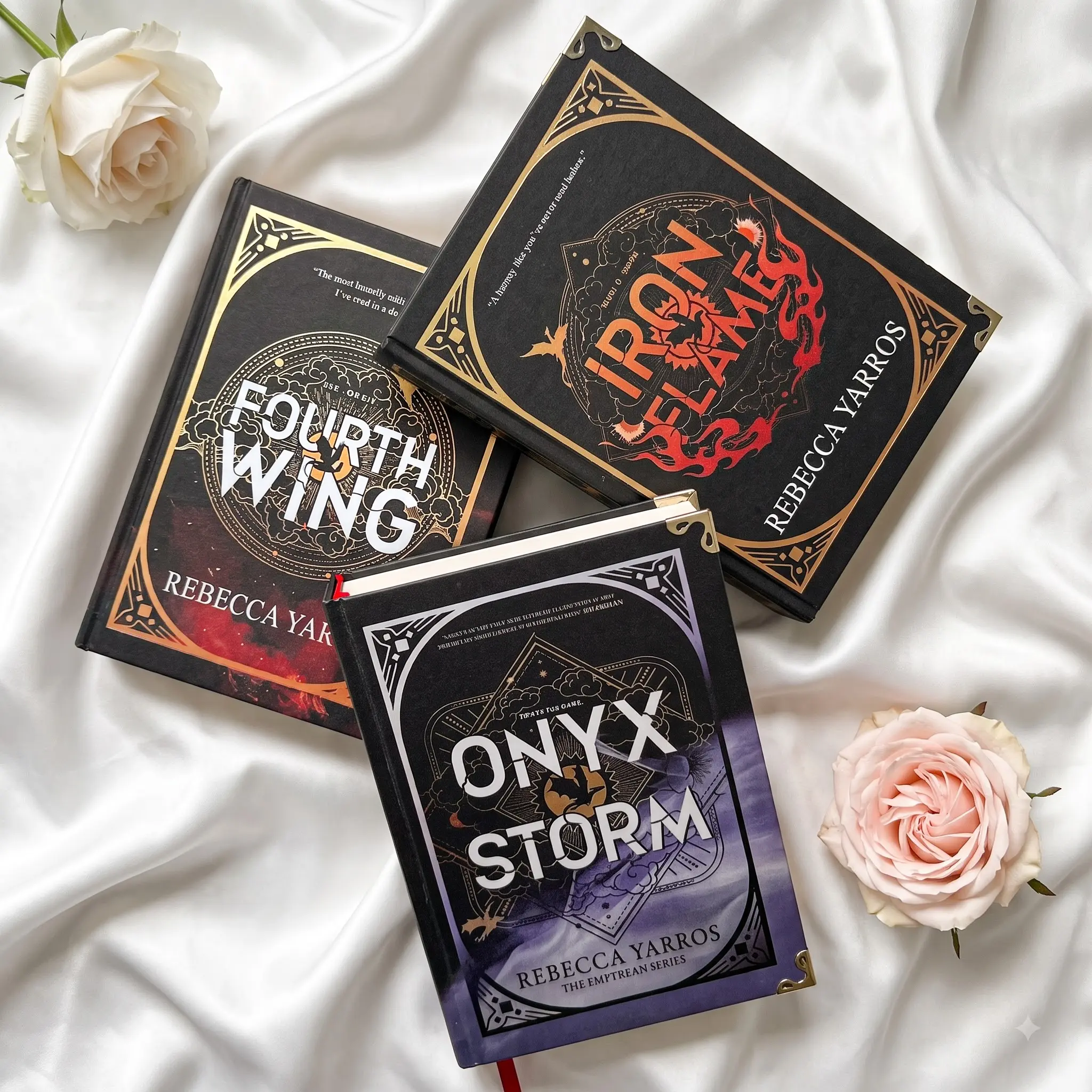 The Empyrean Series 3 Book Set – Hardcover Special Edition Books | Fourth Wing, Iron Flame & Onyx Storm | Dragon Fantasy Romance | BookTok US