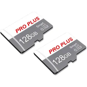 2 Pack TF Card 128GB with Adapter, High Speed Memory Card, UHS-I C10 A1 Memory TF Card for Tablet/Mobile Phone/Camera/ Audio/ Console (TF183 White Gray 128GB)