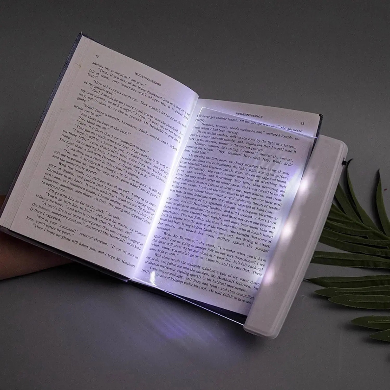 Flat LED Book Light, Eye-Care Bookmark Reading Lamp for School & Bedroom, Creates Comfortable Reading Environment, Perfect Gift for Students, Teachers & Book Enthusiasts