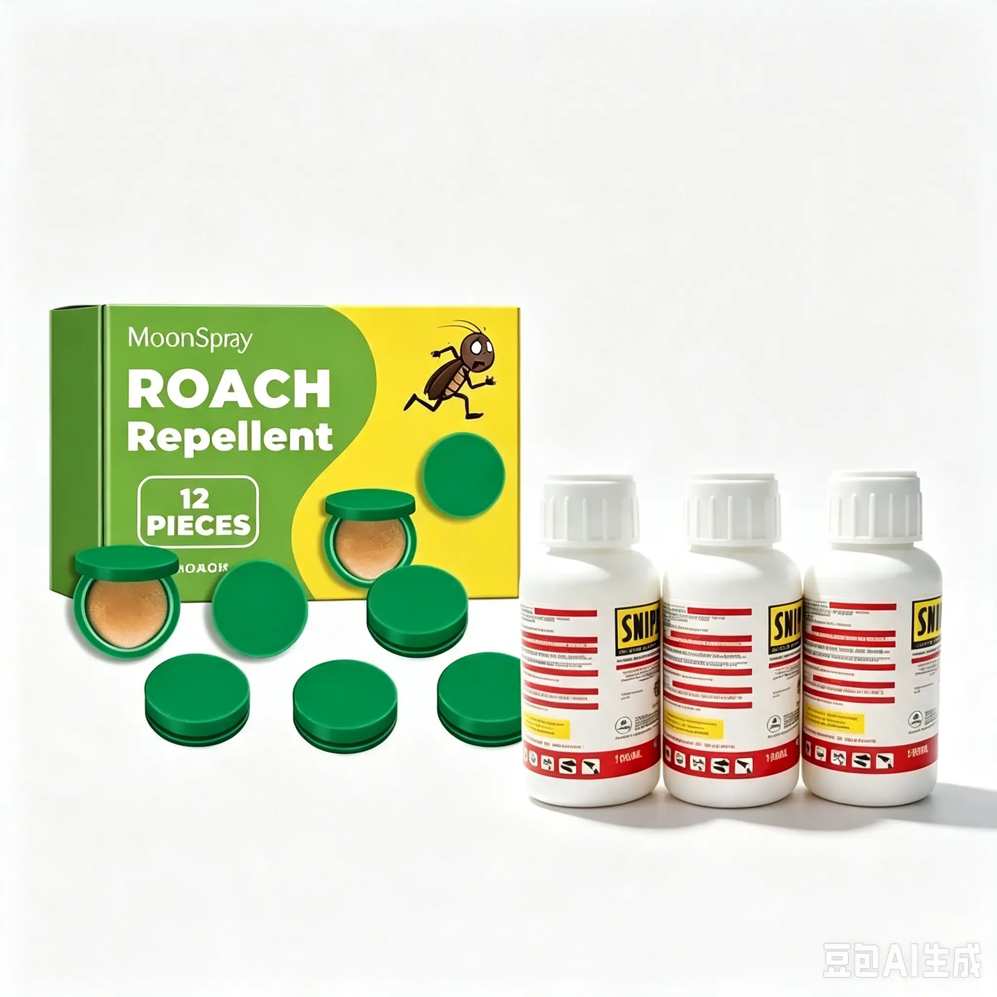 Concentrated Insecticide Solution - Multi-Insect Indoor Pest Control for Kitchens, Restaurants, Toilets - Kills Cockroaches, Flies, Mosquitoes, Spiders, Ants, Centipedes