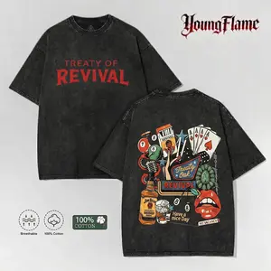Vintage Southern Rock Graphic Tee | Country Concert Outfit Oversized Shirt | Acid Wash 100% Cotton Summer Top t-shirt clothes