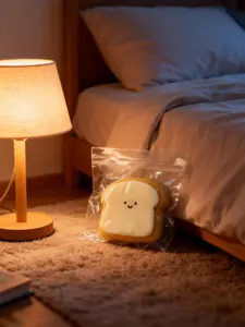 Toast Squishy - Simple & Reliable Daily Companion for Desk Work & Quiet Focus Gentle Squeeze for Best Experience Ideal for Daily Routines