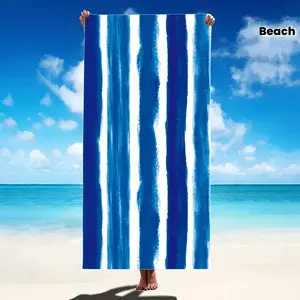 Large Bulk Microfiber Pool Beach Towel Set Featuring 14 Patterns Ideal for Camping Travel Yoga and Swimming
