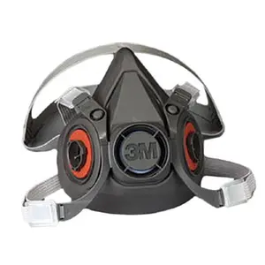 3M OH&ESD 142-6300 Large Respirator Facepiece Only, Reusable Respirator, Work Safety Equipment for Home Improvement & Security 21619, Respirator Reusable Respirators