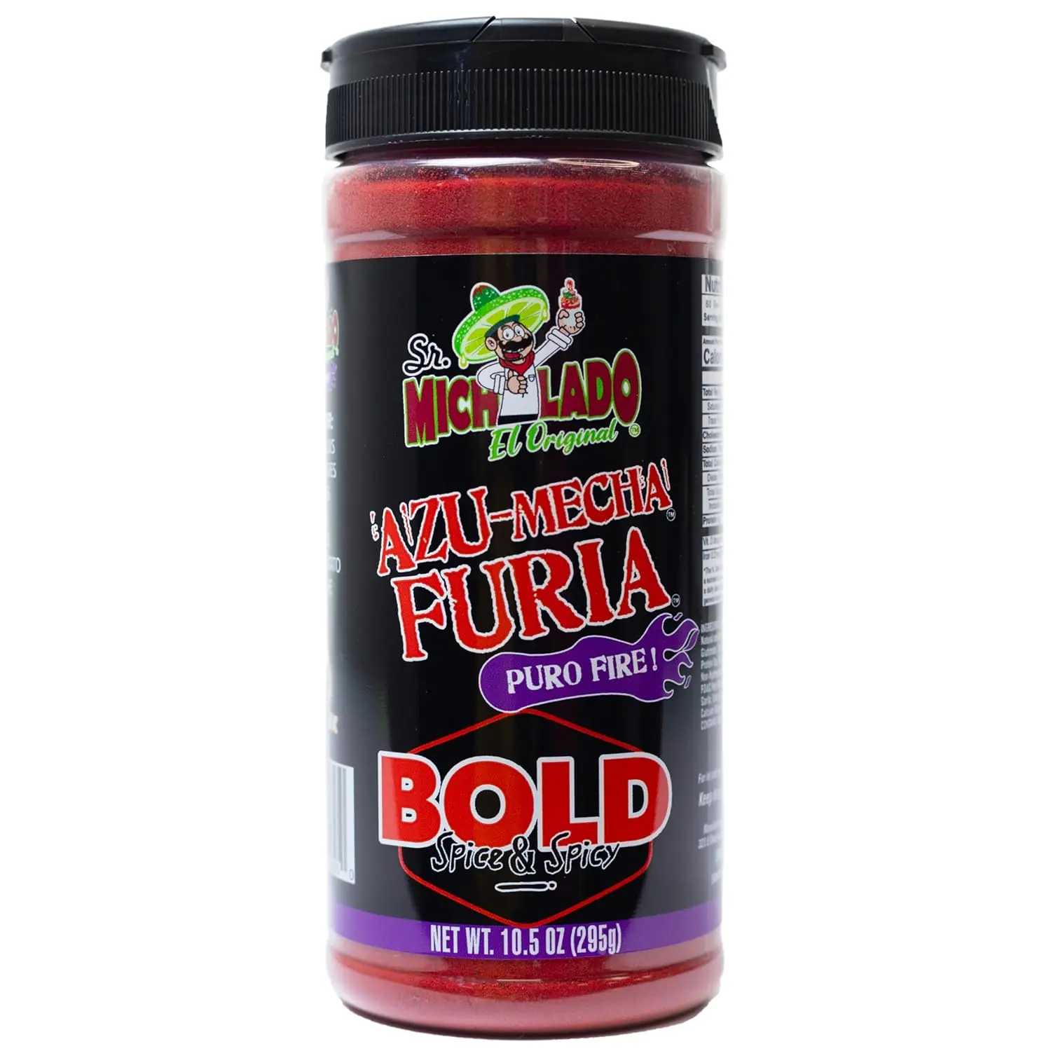 Furia BOLD Spice & Spicy  Snack Seasoning - Powder for snacks, veggies, chips, carne seca, chicken, ceviche, fries, etc.