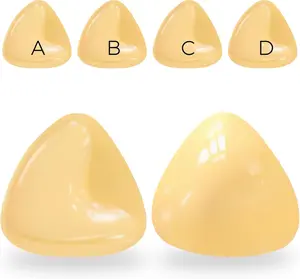 Invisible Push Up Bra Inserts, Adhesive Silicone Breast Pads for Bikini, Body Sculpting Enhancement for Wedding & Prom Dresses