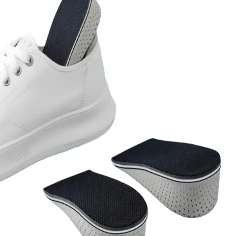 Unisex Boots Invisible Heightening Insoles, Comfortable Breathable Anti-Odor Half Pads, Small Feet Friendly Non-Saggy Design, Shoe Insoles
