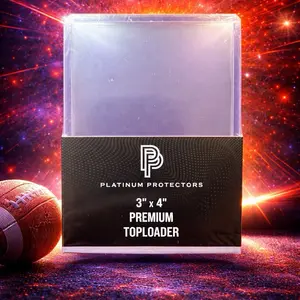 Platinum Protectors 35 PT Platinam Protectors 3"x4" Premium Toploader for Sports Cards and Memorabilia