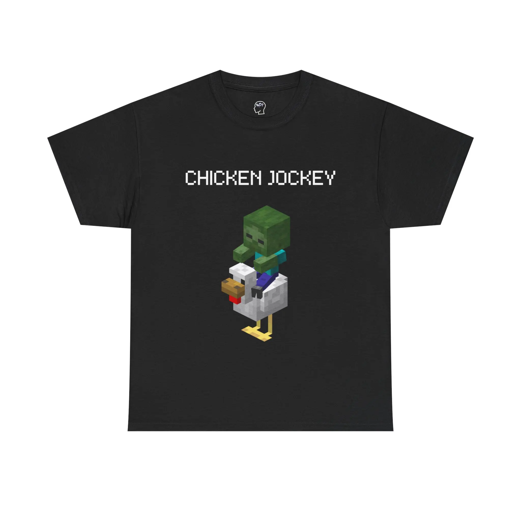 "Chicken Jockey" Funny Minecraft T-Shirt