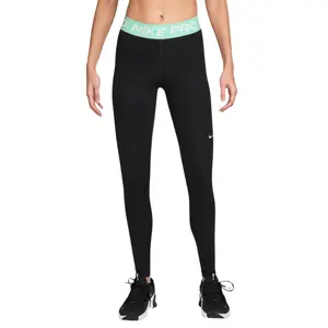 Nike Pro Mid-Rise Mesh-Paneled Leggings - Women's