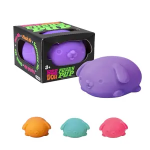 Schylling NeeDoh Funky Pup, Portable Durable Silicone Stress Relief Fidgeting Toy, Toy for Classic & Novelty Play