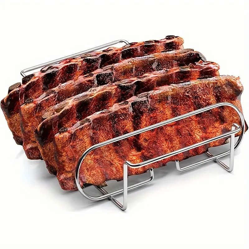 1pc Outdoor Barbecue Tools Steak And Lamb Rack Portable Barbecue Rack Barbecue Mesh Rack Outdoor Picnic