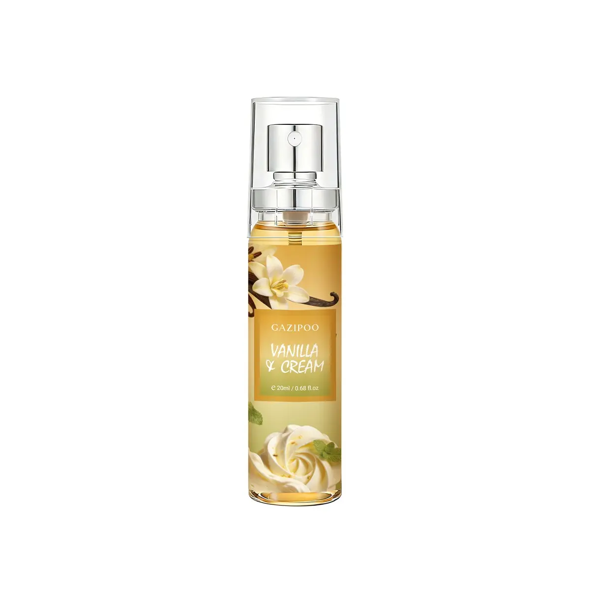 Gazipoo Vanilla & Cream Perfume, Daily Use Aroma Fragrance, Three-Note Fragrance, Safe Natural Formula, Spray on Wrist and Neck, Sweetheart Scent