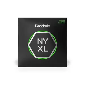 D'Addario NYXL Nickel Wound Electric Guitar Strings - 8-38 Extra Super Light, Crunch, Accentuated Mid-Range Frequency Response, All Seasons, Bend Farther, Enhanced Tuning Stability