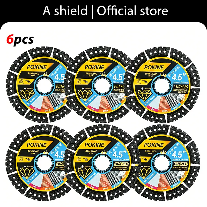 The 4.5-inch 115mm cutting blade has stable performance, suitable for dry and wet working conditions, and can be used in home decoration projects.