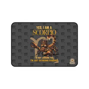 Scorpio Zodiac Scorpion Desk Mat | Astrology Sign Mousepad