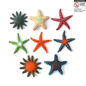 Diving Pool Starfish Decoration Props, Beach Colorful Marine Life Decoration Ornaments, Summer Swimming Props, Soft Rubber Diving Throwing Props - Suitable for Summer Parties, Pool Parties, Beach Parties, Fish Tank Fillers, Birthday Parties