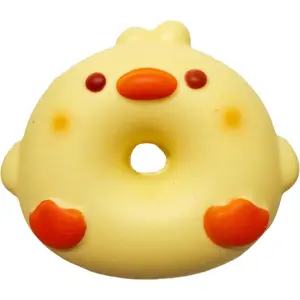 BELLYDOG-Cute Animal Bread Series Squishy, Wet Soft TPR Stress Relief Toy with Food Grade TPR, Scented Fun Super Adorable, Ideal Fidget Toy for Squeezing and Relaxing (Donut Duck)
