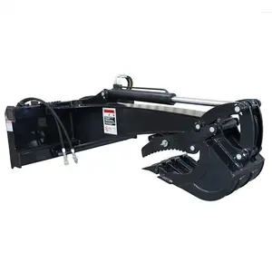 Landy Attachments Skid Steer Backhoe Attachment with 15 inch digger Bucket ,Universal Mount Plate