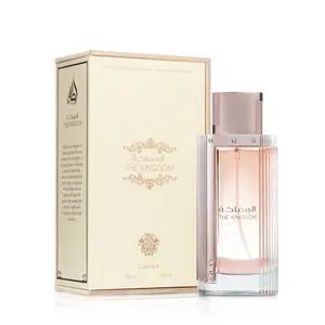 Lattafa The Kingdom Eau de Parfum for Women 3.4 oz 100ml Aromatic Woody Fragrance Floral Fruity Citrus Woody Musk Deep Floral Perfume
