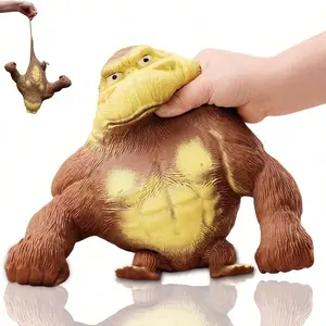 Soft Latex Stretch Monkey Squeeze Toy, Flexible Play Toy, Novelty Birthday and Christmas Gifts for Kids