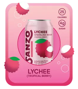 Lychee (Tropical Berry) Sparkling Water | 12-pack Lychee (Tropical Berry) Sparkling Water | 12-pack