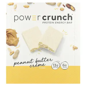 BNRG Power Crunch®, Protein Energy Bar, Peanut Butter Creme, 12 Bars, 1.4 oz (40 g) Each