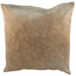 Cowhides Direct Genuine Cowhide Pillow (20x20) - Authentic Brazilian Cowhide Pillowcase with Plush Liner - Luxury Cowhide Pillows for Home Decor