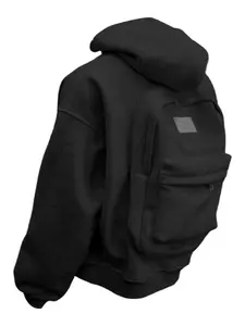 Creative Hoodie with Backpack, Zipper Hoodie Sweater for Women & Men, Lightweight Cardigan with Pockets, Stylish Casual Wear