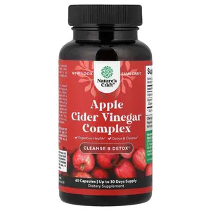 Nature's Craft Apple Cider Vinegar Complex, 60 Capsules