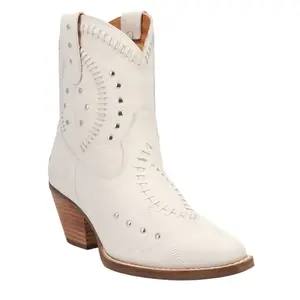 DI2206_WH Dingo Women's Precious Leather Boot - White