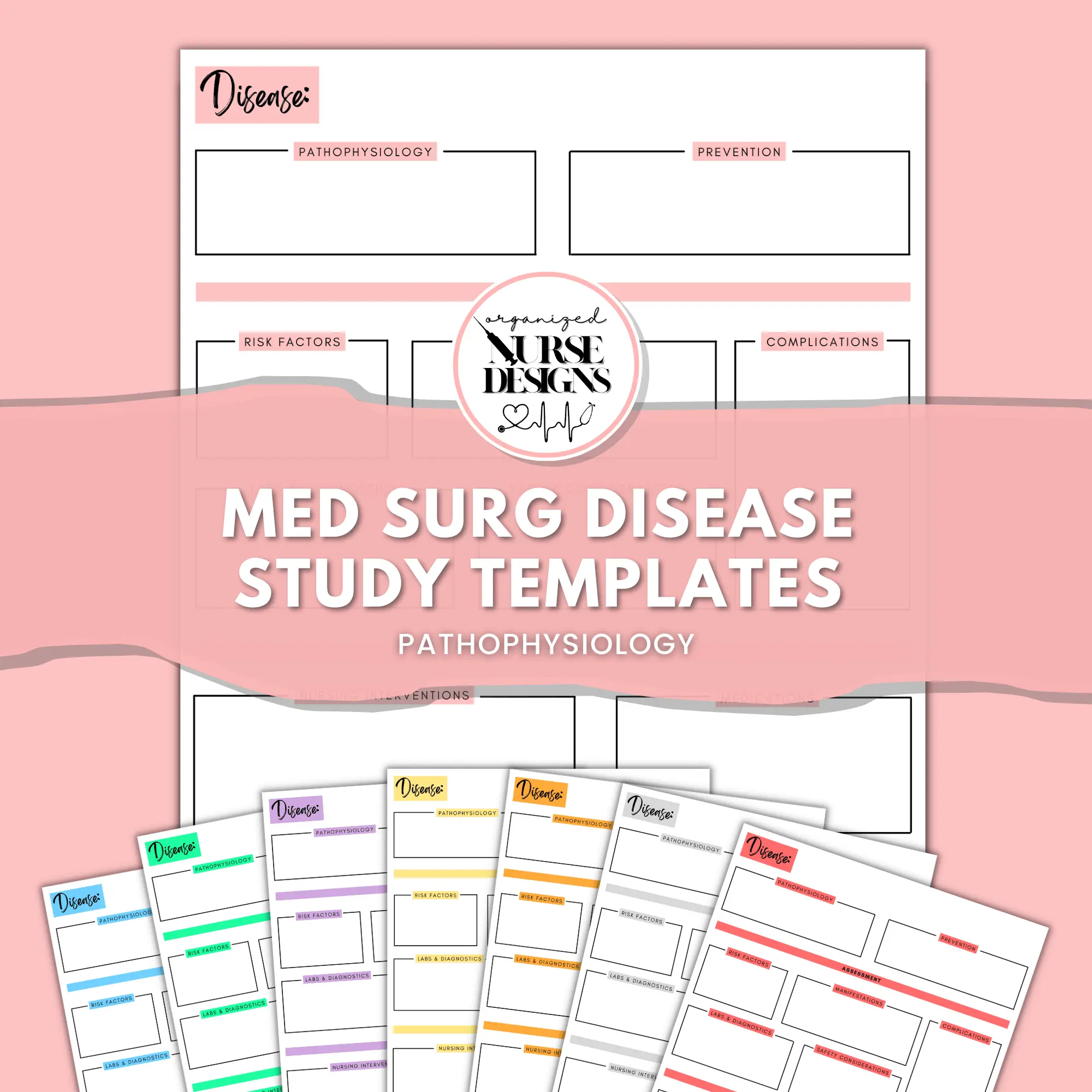 Med Surg Nursing Pathophysiology Disease Templates