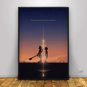 Kingdom Hearts Game Poster | Wall Art | Wall Prints | Home Decor | Gift Poster | Game Poster No Frame