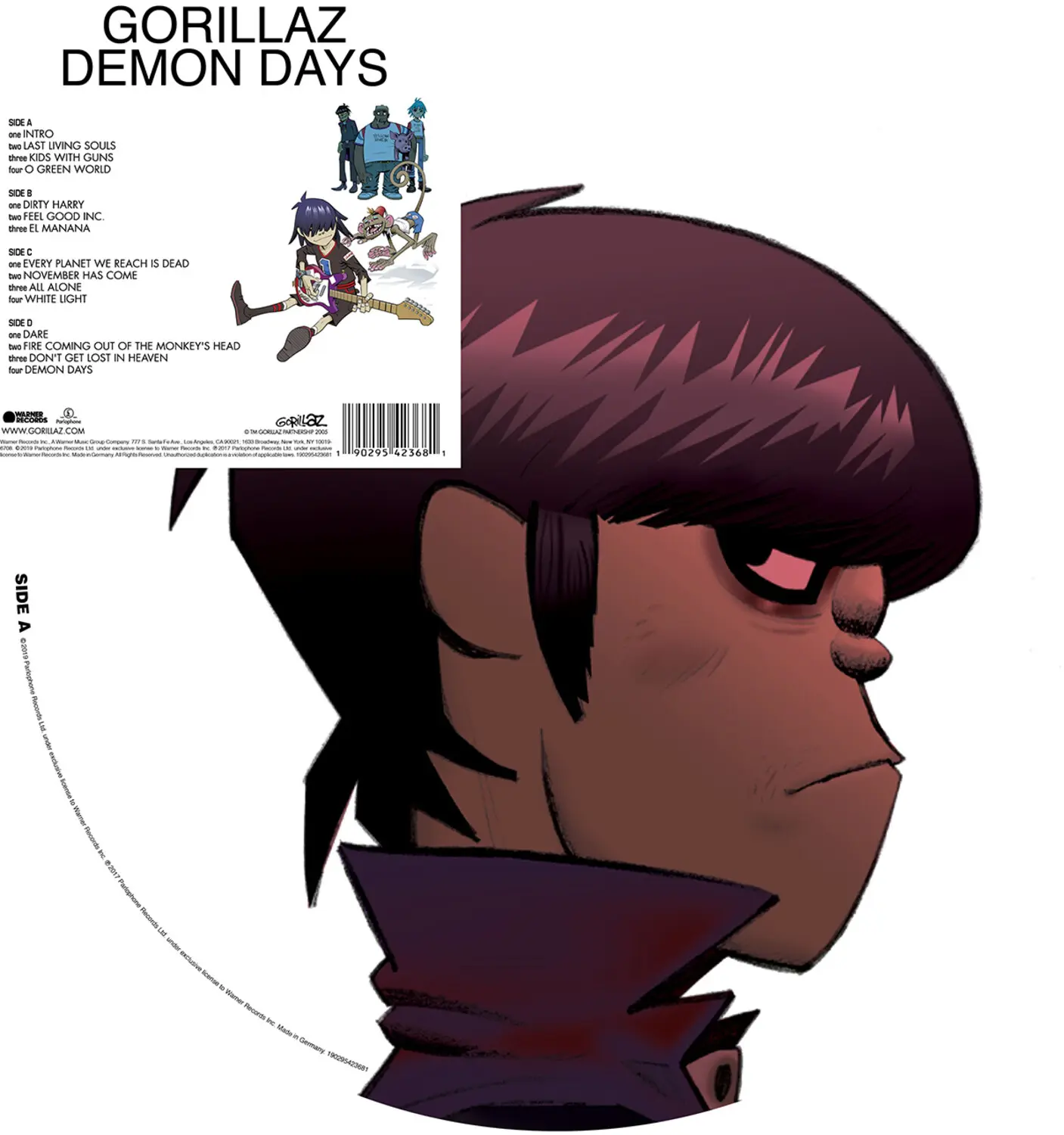 Gorillaz Demon Days Music Vinyl Album - Albums on Vinyl, LP Record