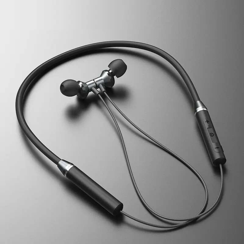 Neck Hanging Earphone In-Ear Wireless Rechargeable Lightweight Comfortable Soft Type-C Charging Interface for Students Men Women Birthday Gift Holiday Gift Headset Headphones