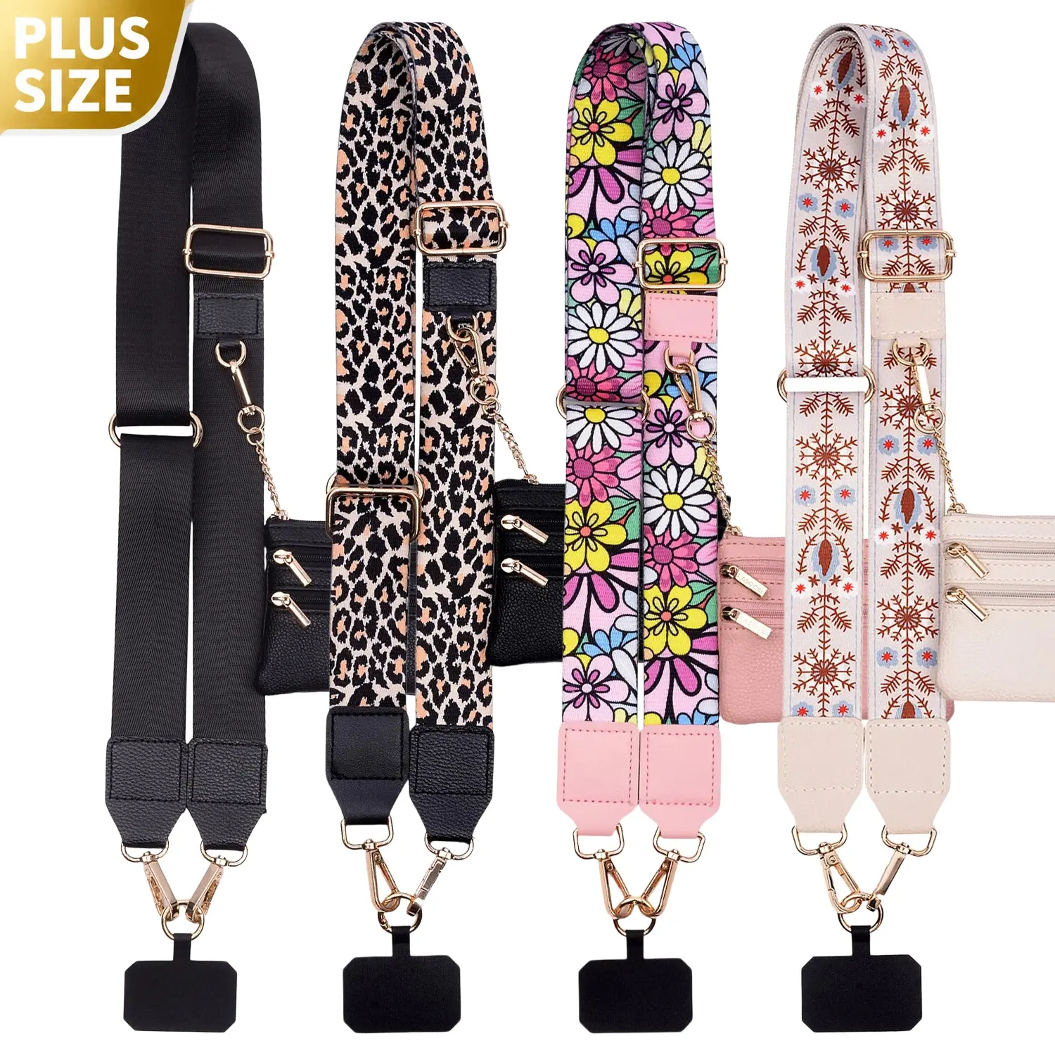 Plus Size Crossbody Phone Lanyard Bag Set, Adjustable Strap Universal Phone Purse with Card Holder & Hook, Unisex for Men Women, Commute Travel Sports Accessory, Ideal Gift for Parents Teacher, sunmmerwins